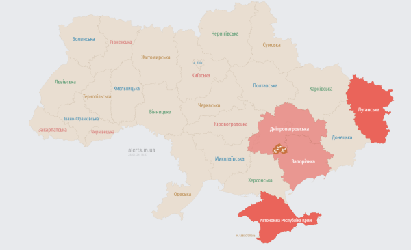 Россия запустила "Шахеды". Где объявлена воздушная тревога
Россия запустила "Шахеды". Где объявлена воздушная тревога