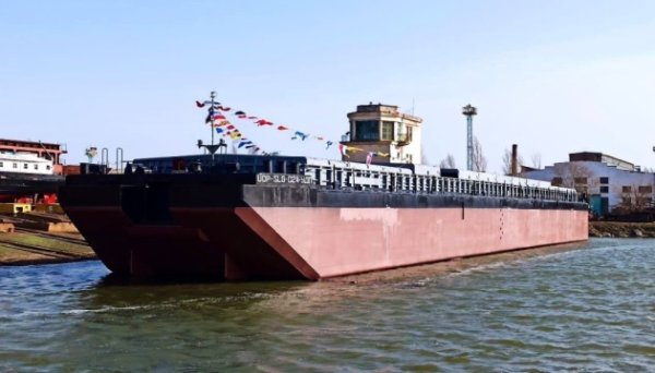 Українське Дунайське пароплавство побудувало ще одну SLG-баржу Українське Дунайське пароплавство побудувало ще одну SLG-баржу