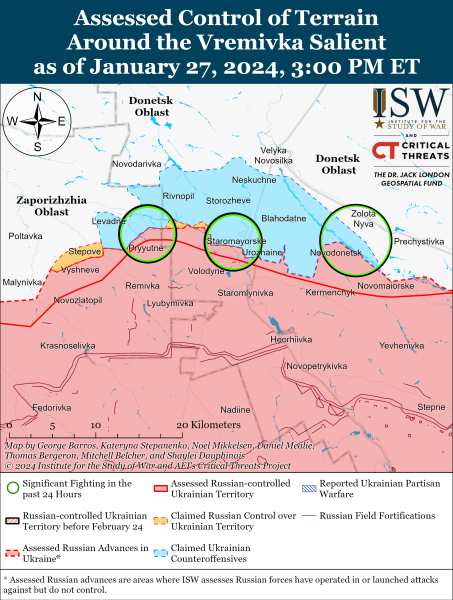 
Интенсивность боев на Купянском направлении увеличилась: карты ISW 