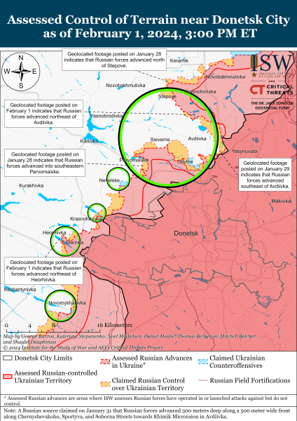 ВСУ продвинулись к юго-западу от Старомайорского: карты ISW
ВСУ продвинулись к юго-западу от Старомайорского: карты ISW