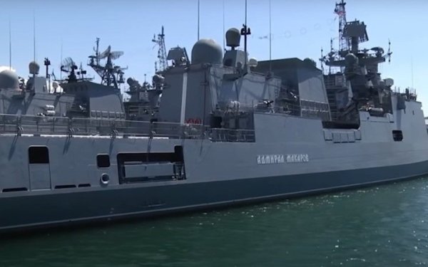 Росіяни вивели в море ракетоносій фрегат “Адмірал Макаров”
Росіяни вивели в море ракетоносій фрегат “Адмірал Макаров”