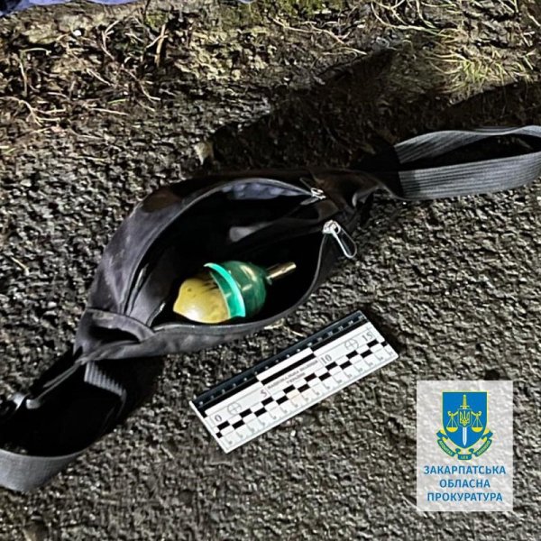 В Ужгороді затримали чоловіка, який кинув гранату на подвір'я депутата облради
В Ужгороді затримали чоловіка, який кинув гранату на подвір'я депутата облради