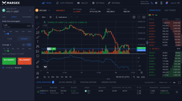 Margex: Лучшая криптовалютная биржа для новичков и профессионалов
Margex: Лучшая криптовалютная биржа для новичков и профессионалов