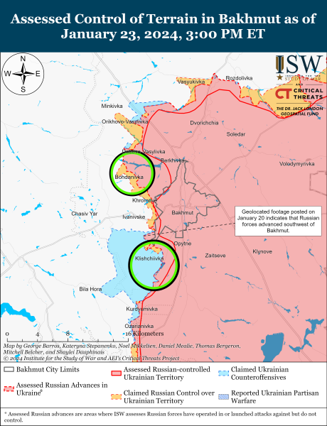 Россияне безуспешно пытались вернуть позиции в Крынках: карты ISW
Россияне безуспешно пытались вернуть позиции в Крынках: карты ISW