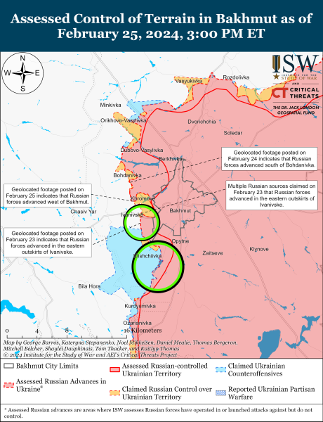 Российские войска с большими усилиями пытаются продвинуться в Работино: карты ISW
Российские войска с большими усилиями пытаются продвинуться в Работино: карты ISW