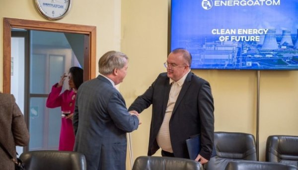 Керівник Енергоатома обговорив із дипломатами США спільні проєкти в атомній енергетиці Керівник Енергоатома обговорив із дипломатами США спільні проєкти в атомній енергетиці