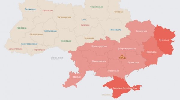 Угроза "Шахедов" и ракет: в части страны объявлена воздушная тревога Угроза "Шахедов" и ракет: в части страны объявлена воздушная тревога