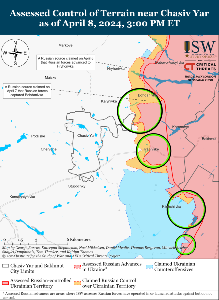 ISW фиксирует продвижение россиян на нескольких направлениях фронта: карты боев
ISW фиксирует продвижение россиян на нескольких направлениях фронта: карты боев