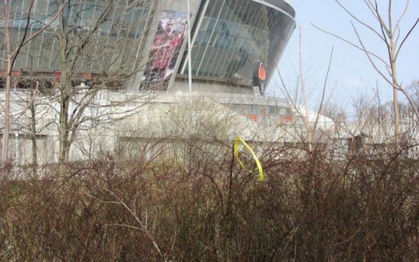 У Донецьку біля "Донбас Арени" з'явилися жовті стрічки спротиву
У Донецьку біля "Донбас Арени" з'явилися жовті стрічки спротиву