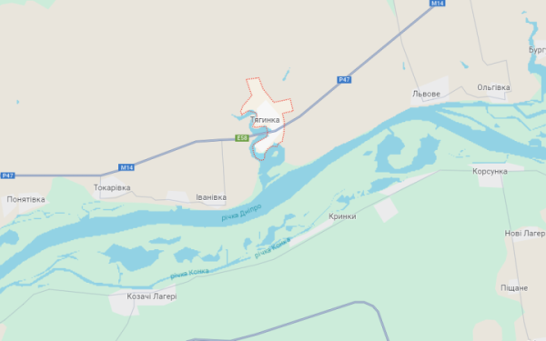 Російська армія обстріляла Тягинку на Херсонщині
Російська армія обстріляла Тягинку на Херсонщині