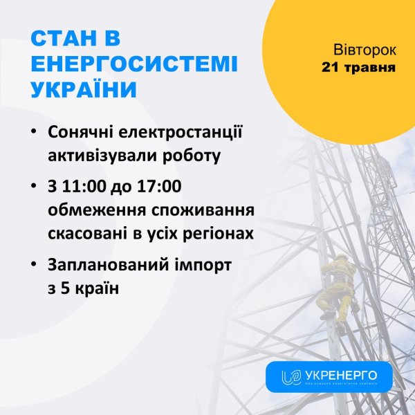 В Украине отменили отключения света сегодня днем: в чем причина
В Украине отменили отключения света сегодня днем: в чем причина