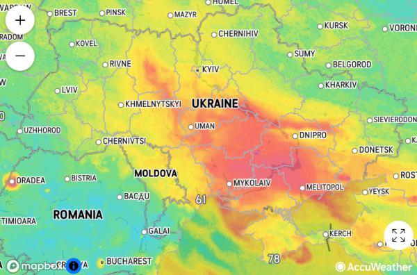 Украину накрыло пылевое облако из Казахстана: что это за явление и нужно ли его бояться
Украину накрыло пылевое облако из Казахстана: что это за явление и нужно ли его бояться
