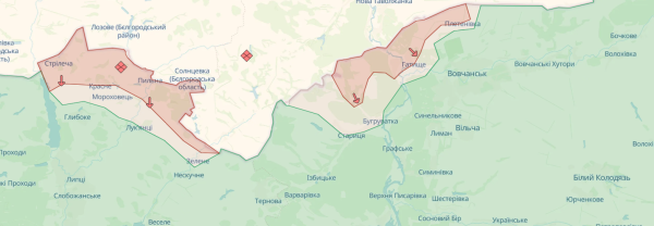 "Серая зона" и число населенных пунктов, где идут бои в Харьковской области, увеличились
"Серая зона" и число населенных пунктов, где идут бои в Харьковской области, увеличились
