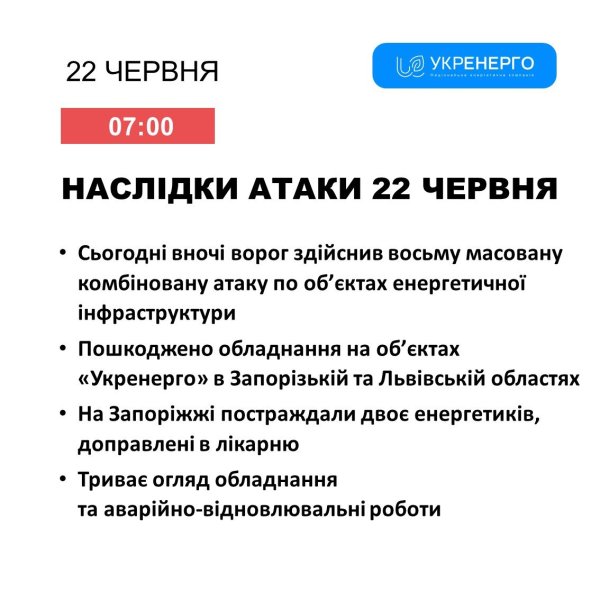 Удар по энергетике, пожары и пострадавшие: какие последствия воздушной атаки РФ по Украине
Удар по энергетике, пожары и пострадавшие: какие последствия воздушной атаки РФ по Украине