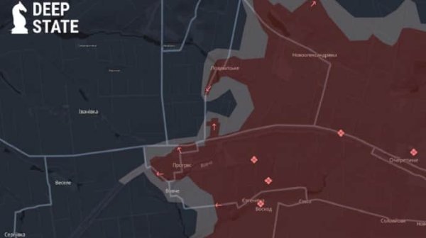 Враг пытается окружить часть группировки Сил обороны под Прогрессом – DeepState Враг пытается окружить часть группировки Сил обороны под Прогрессом – DeepState