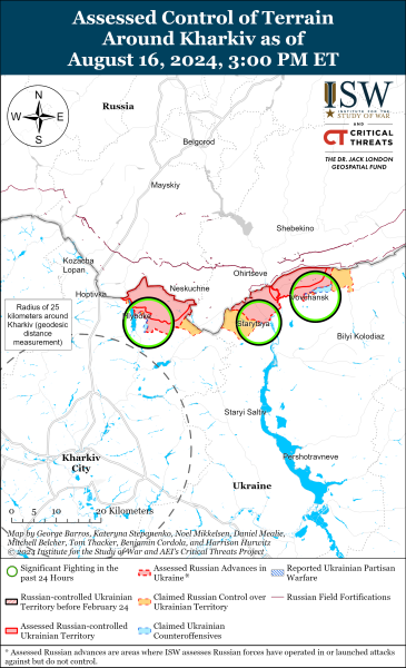 Оккупанты продвинулись под Часовым Яром, Торецком и Покровском: карты ISW
Оккупанты продвинулись под Часовым Яром, Торецком и Покровском: карты ISW