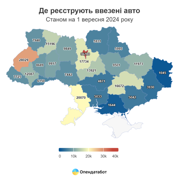 За вісім місяців в Україну ввезли понад 273 тисячі авто - Опендатабот За вісім місяців в Україну ввезли понад 273 тисячі авто - Опендатабот