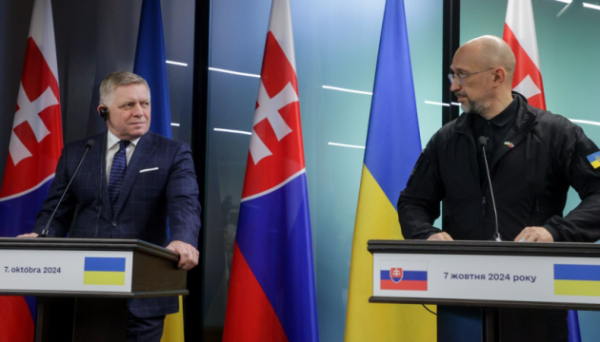 Під час зустрічі із Фіцо Шмигаль наголосив на необхідності дотримуватися санкцій проти Росії Під час зустрічі із Фіцо Шмигаль наголосив на необхідності дотримуватися санкцій проти Росії