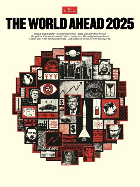 The Economist опублікував щорічну обкладинку-ребус із &laquo;прогнозом&raquo; на 2025 рік