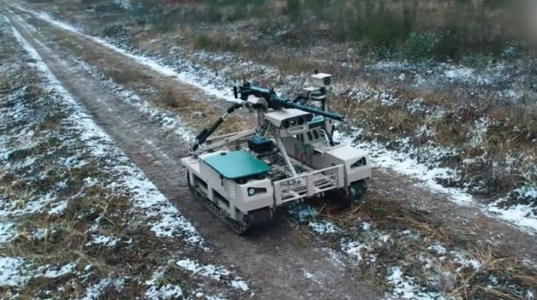 Минобороны допустило к эксплуатации в ВСУ роботизированный комплекс Droid TW с пулеметом Минобороны допустило к эксплуатации в ВСУ роботизированный комплекс Droid TW с пулеметом