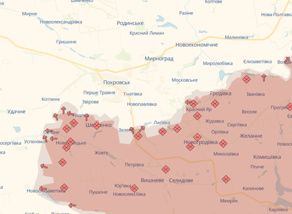 "Охватывающая операция". Что происходит возле Покровска и есть ли угроза для Днепропетровщины
"Охватывающая операция". Что происходит возле Покровска и есть ли угроза для Днепропетровщины