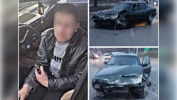 Чоловік на BMW без прав та під наркотиками став причиною ДТП у Запоріжжі (фото)