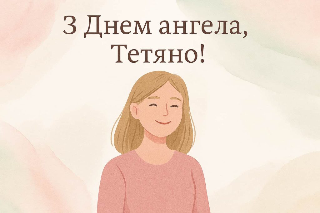 Привітання з Днем ангела Тетяни — листівки і вірші Дізнайтеся, коли святкують День ангела Тетяни 2025, та знайдіть гарні привітання у віршах, прозі та листівках для іменинниці