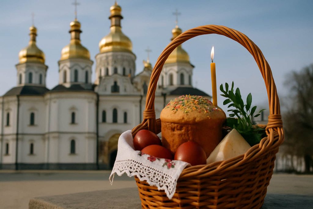 Де освятити великодній кошик у Києві 20 квітня 2025: графік служб і поради