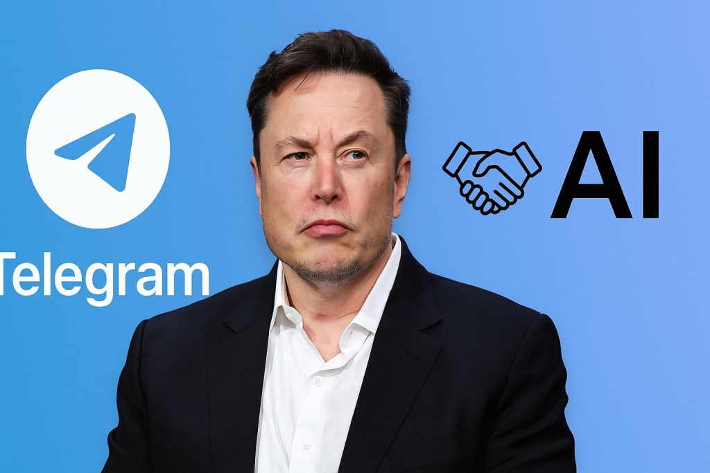 Ілон Маск і Telegram уклали угоду про інтеграцію AI-чату Grok Ілон Маск і Telegram уклали угоду про інтеграцію AI-чату Grok