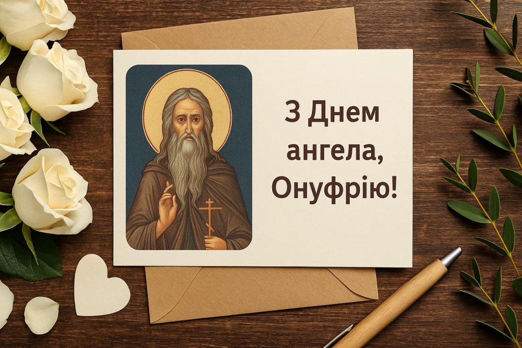 День ангела Онуфрія: історія, традиції, вітання