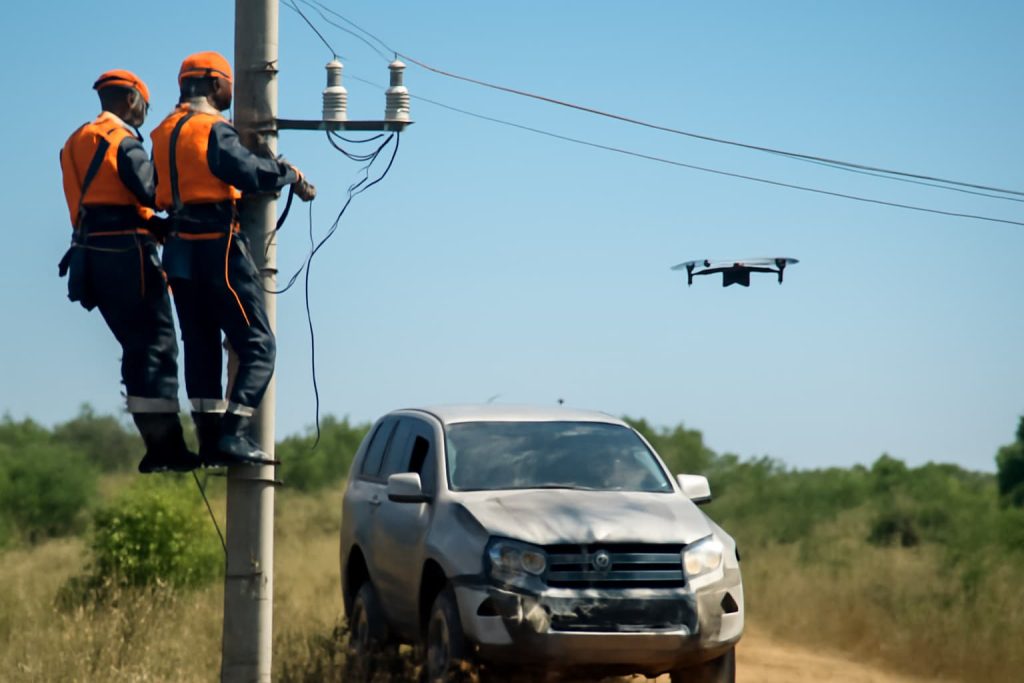 На Запоріжжі окупанти атакували енергетиків під час ремонту лінії На Запоріжжі окупанти атакували енергетиків під час ремонту лінії