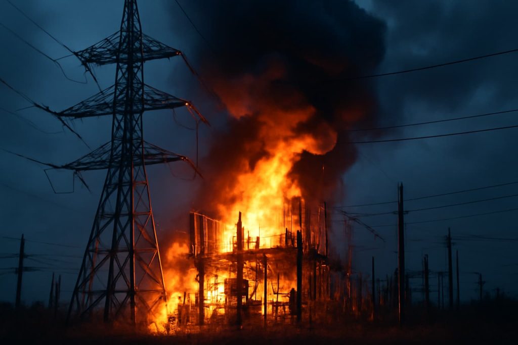 Російська армія завдала удару по енергетичній інфраструктурі Херсонщини Російська армія завдала удару по енергетичній інфраструктурі Херсонщини