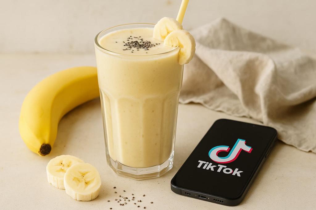 Найсмачніший коктейль із TikTok: спробуй банановий! Чому бананові коктейлі стали трендом TikTok