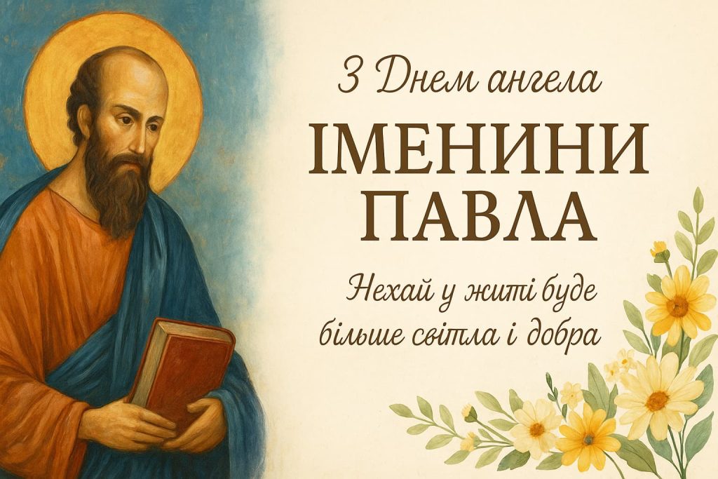 День ангела Павла: привітання, гарні побажання, красиві листівки День ангела Павла: привітання, гарні побажання, красиві листівки