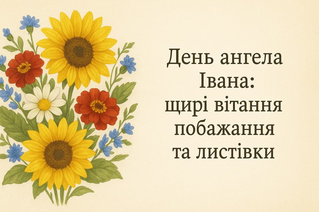 День ангела Івана: традиції, іменини та привітання День ангела Івана: традиції, іменини та привітання