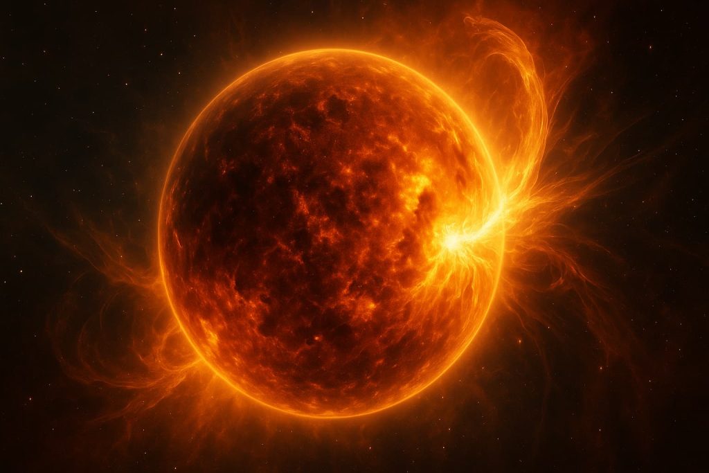 Сильна магнітна буря 22.07.2025: поради для метеозалежних Магнітна буря 22 липня 2025: чого очікувати