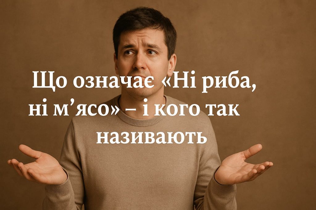 Що означає вислів «Ні риба, ні м’ясо» — тлумачення та приклади Що означає вислів «Ні риба, ні м’ясо» — тлумачення та приклади