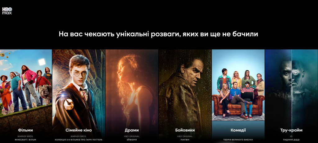 HBO Max в Україні - скільки коштуватиме підписка та тарифи