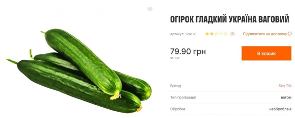 Ціни на огірки в Україні зростають четвертий тиждень поспіль: скільки тепер коштує кілограм