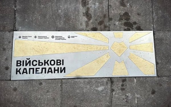 У Києві відкрили пам’ятний знак, присвячений військовим капеланам