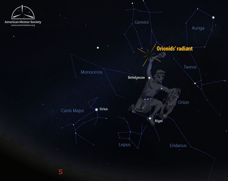 Kiedy zobaczyć deszcz meteorów Orionidów 2025 - dokładna data i najlepszy czas