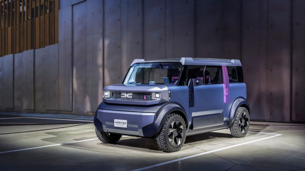 Dacia представила електрокар Hipster вартістю до 10 000 євро Електричний Dacia Hipster: компактний дизайн і мінімальна ціна