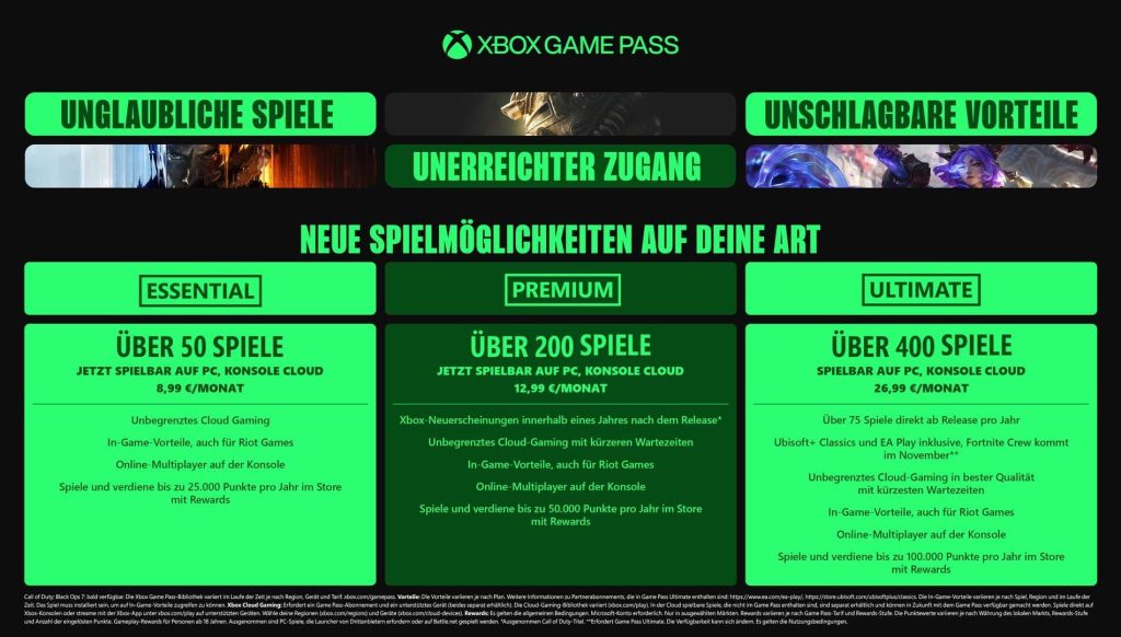 Zaktualizowany Xbox Game Pass: co nowego czeka na graczy w planach Essential, Premium i Ultimate