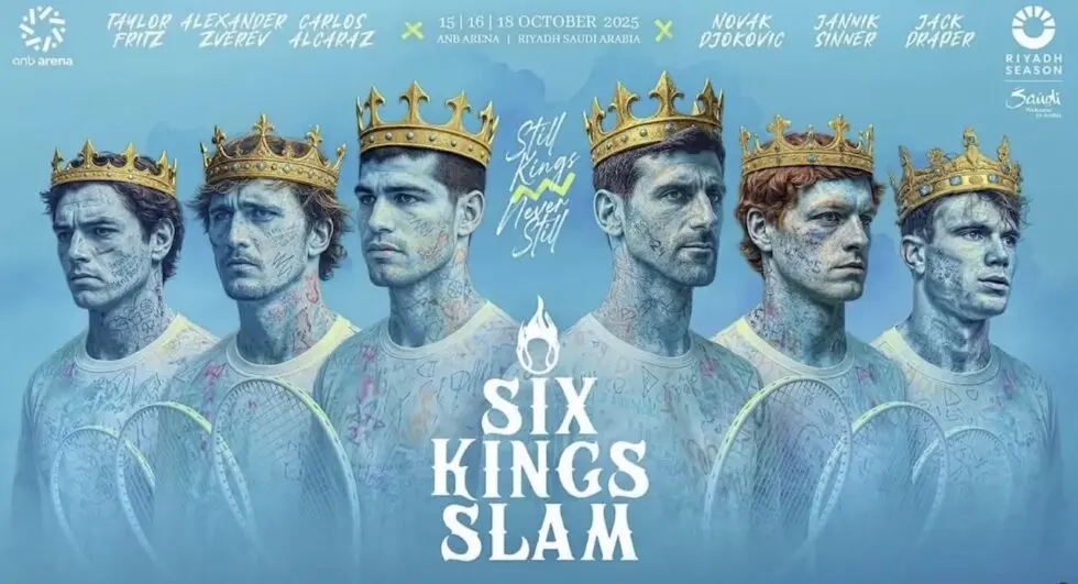Алкарас – Сіннер: історичний фінал на Netflix з призом $13,5 млн Six Kings Slam 2025: де дивитися фінал онлайн