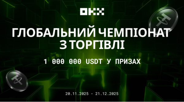 OKX объявляет старт «Глобального чемпионата по торговле» с призовым фондом до 1 000 000 USDT