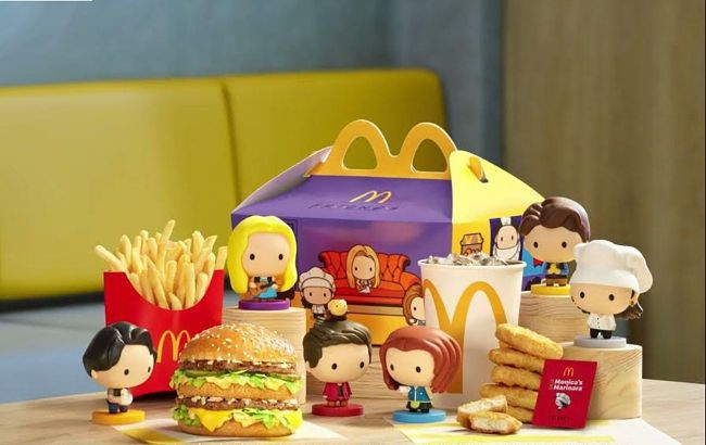 Фігурки героїв серіалу Друзі в McDonald’s - яка ціна, де купити, та які сувеніри пропонують