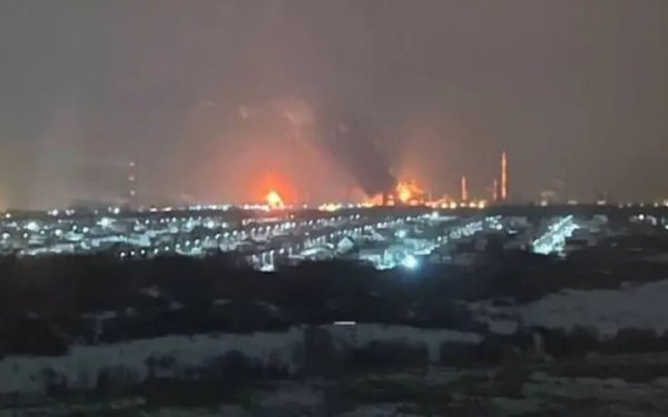 У Росії горить Сизранський НПЗ