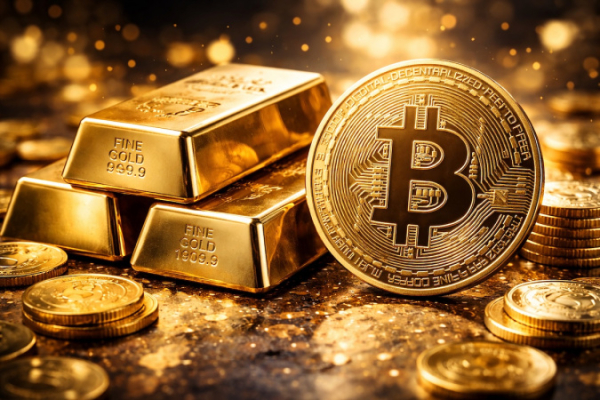 Золото и биткоин вместе могут усилить инвестпортфель — Bitwise