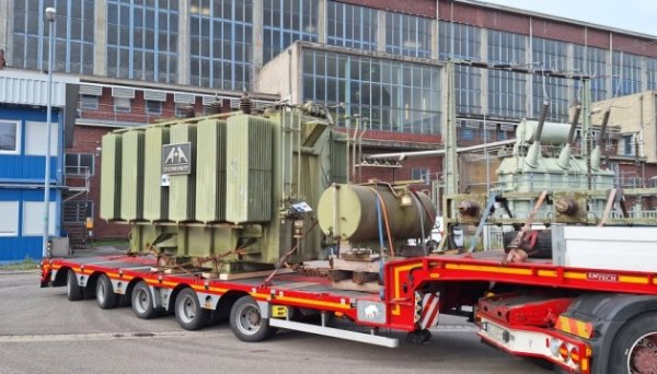 В Україну доставили трансформатор з німецької ТЕЦ