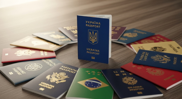 Украинский паспорт в топ-30 мира: Henley & Partners обнародовали новый рейтинг силы паспортов